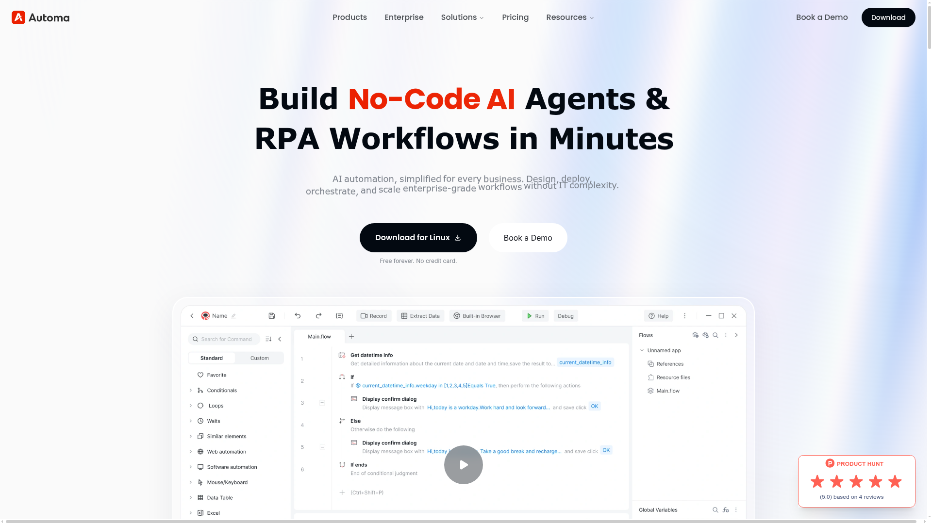 Automa preview