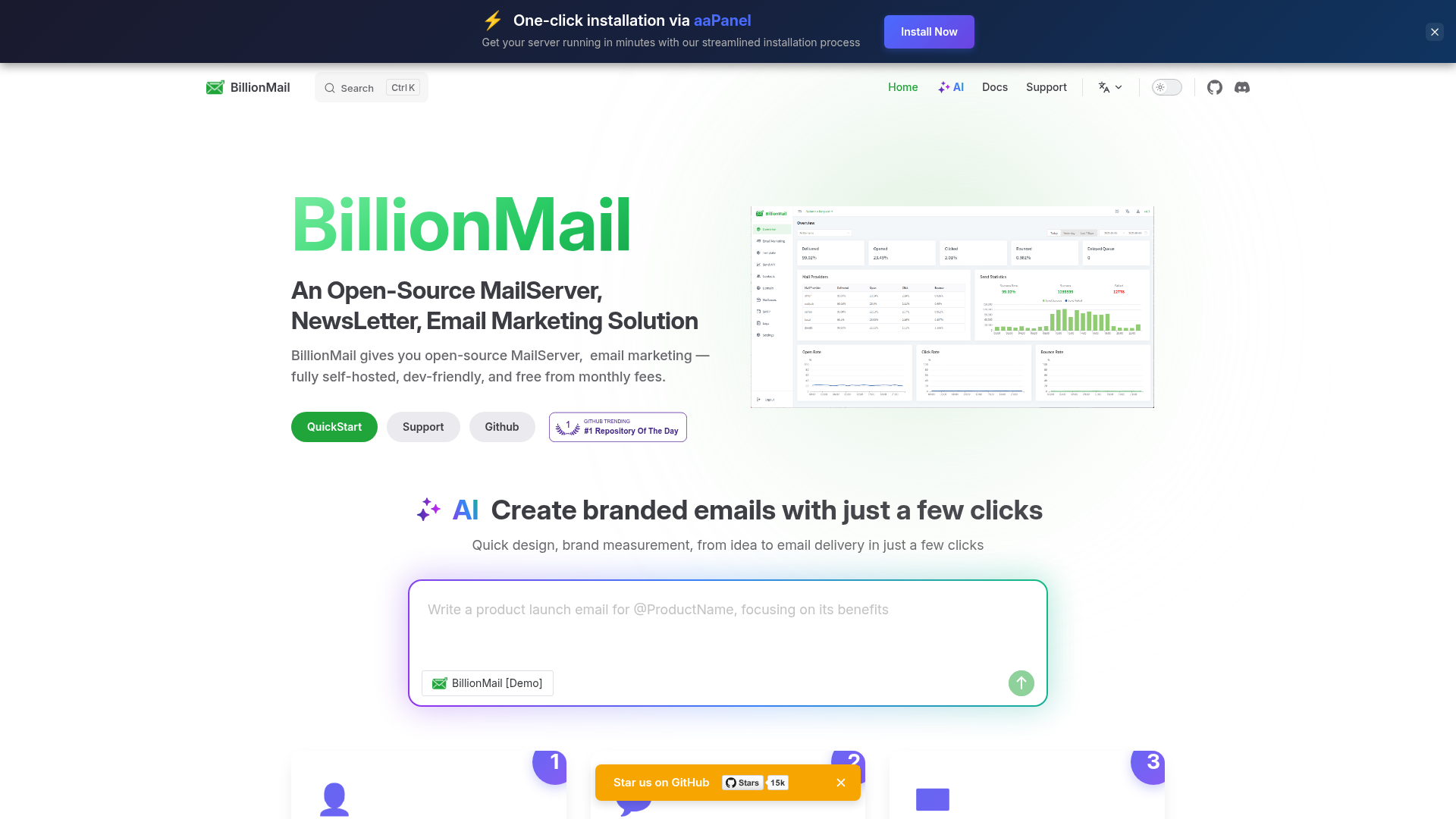 Billion Mail preview