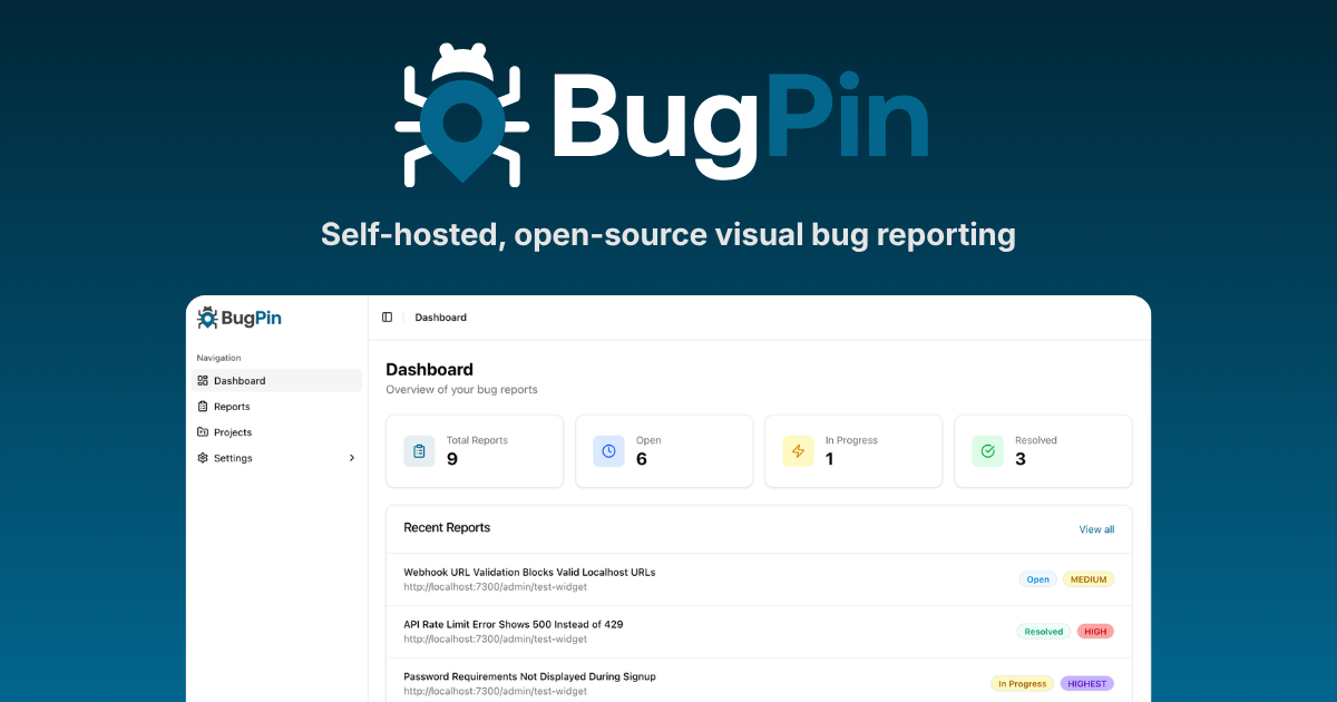 BugPin preview