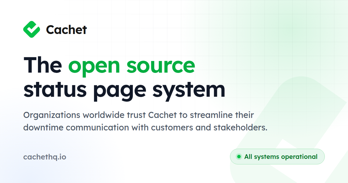 Cachet preview