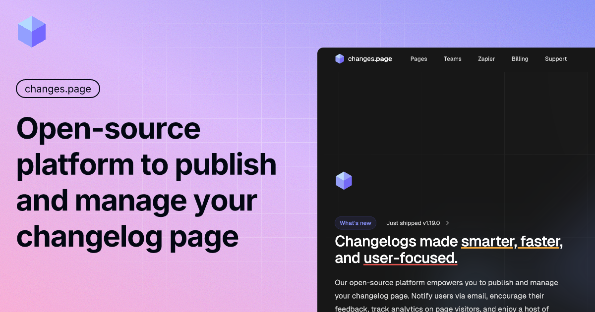Changes.Page preview