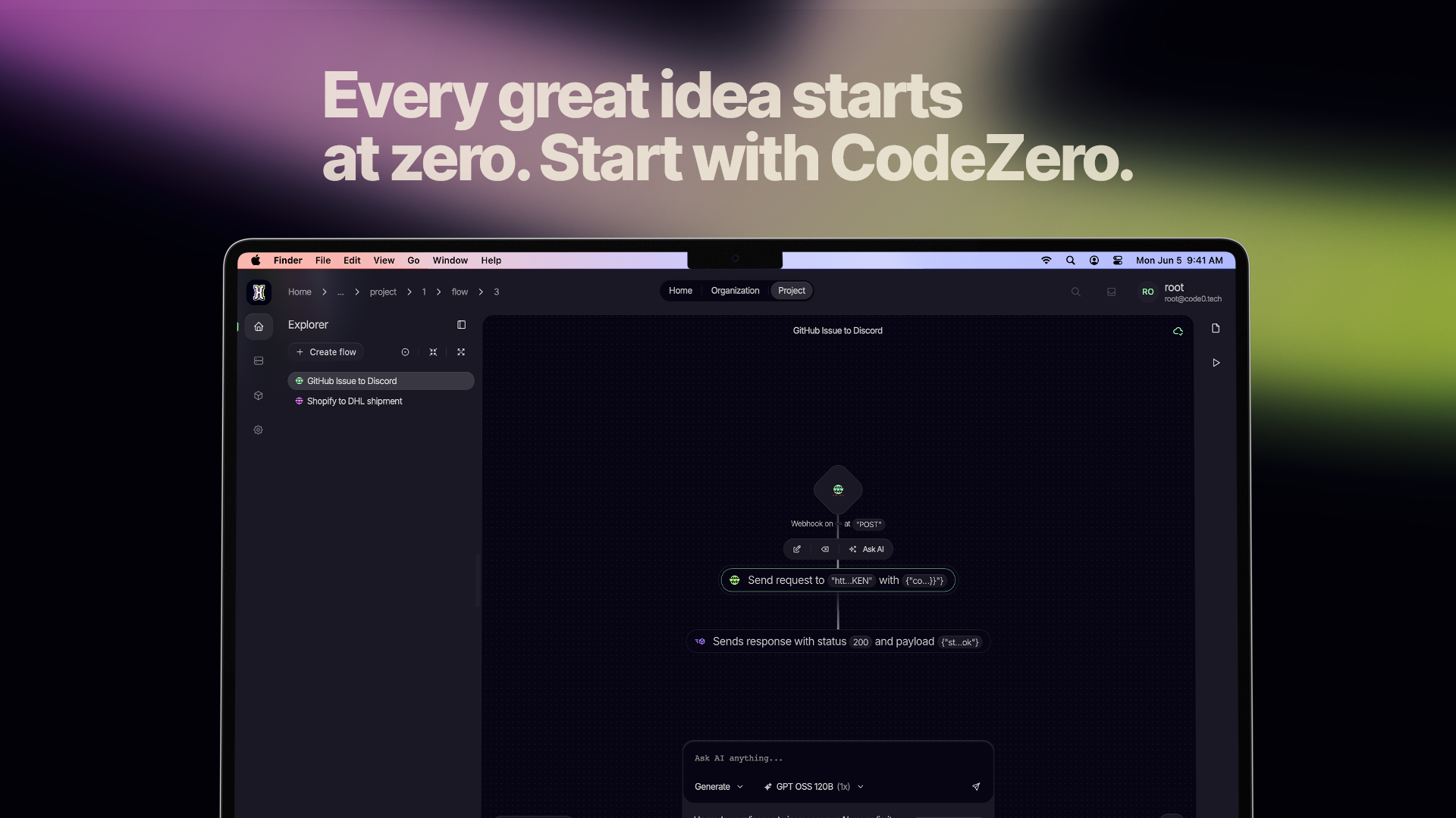 CodeZero preview