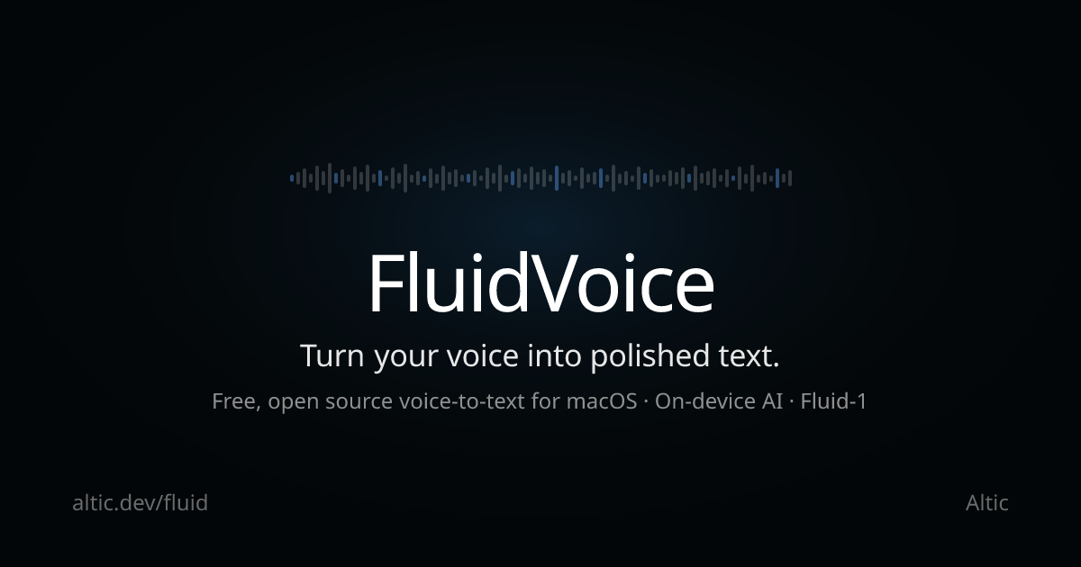 FluidVoice preview
