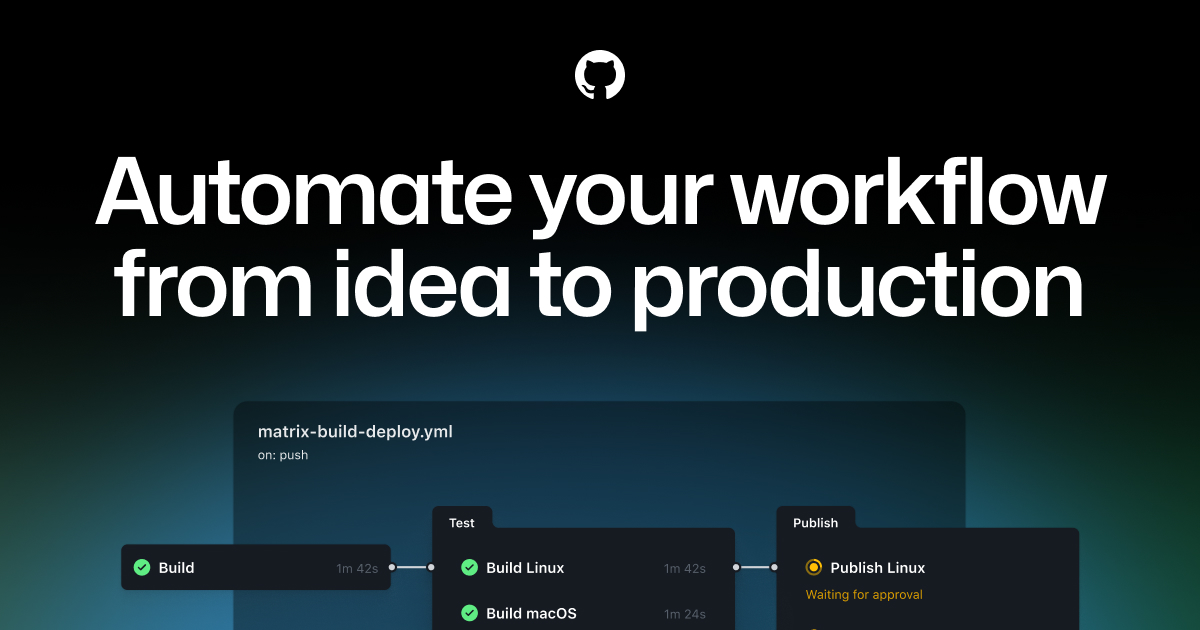 GitHub Actions preview