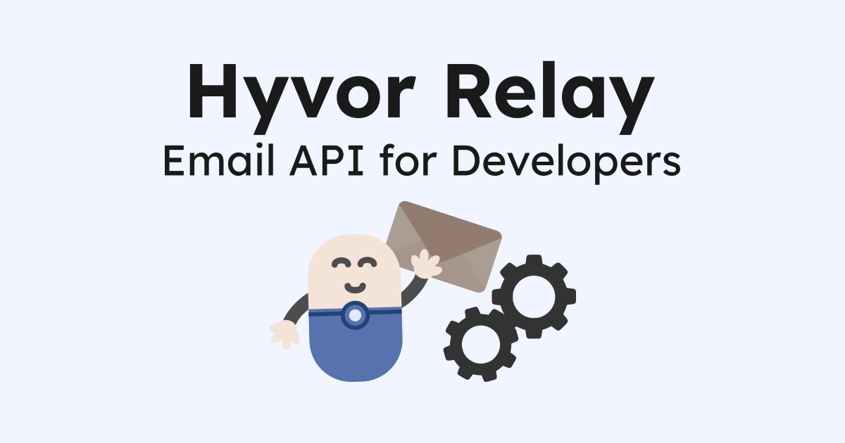Hyvor Relay preview