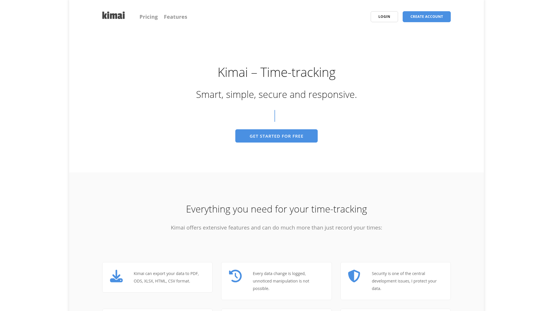 Kimai preview