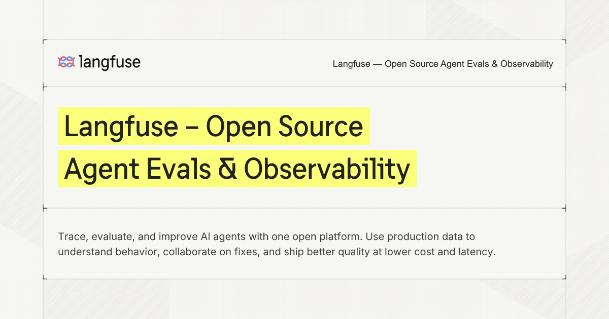 Langfuse preview