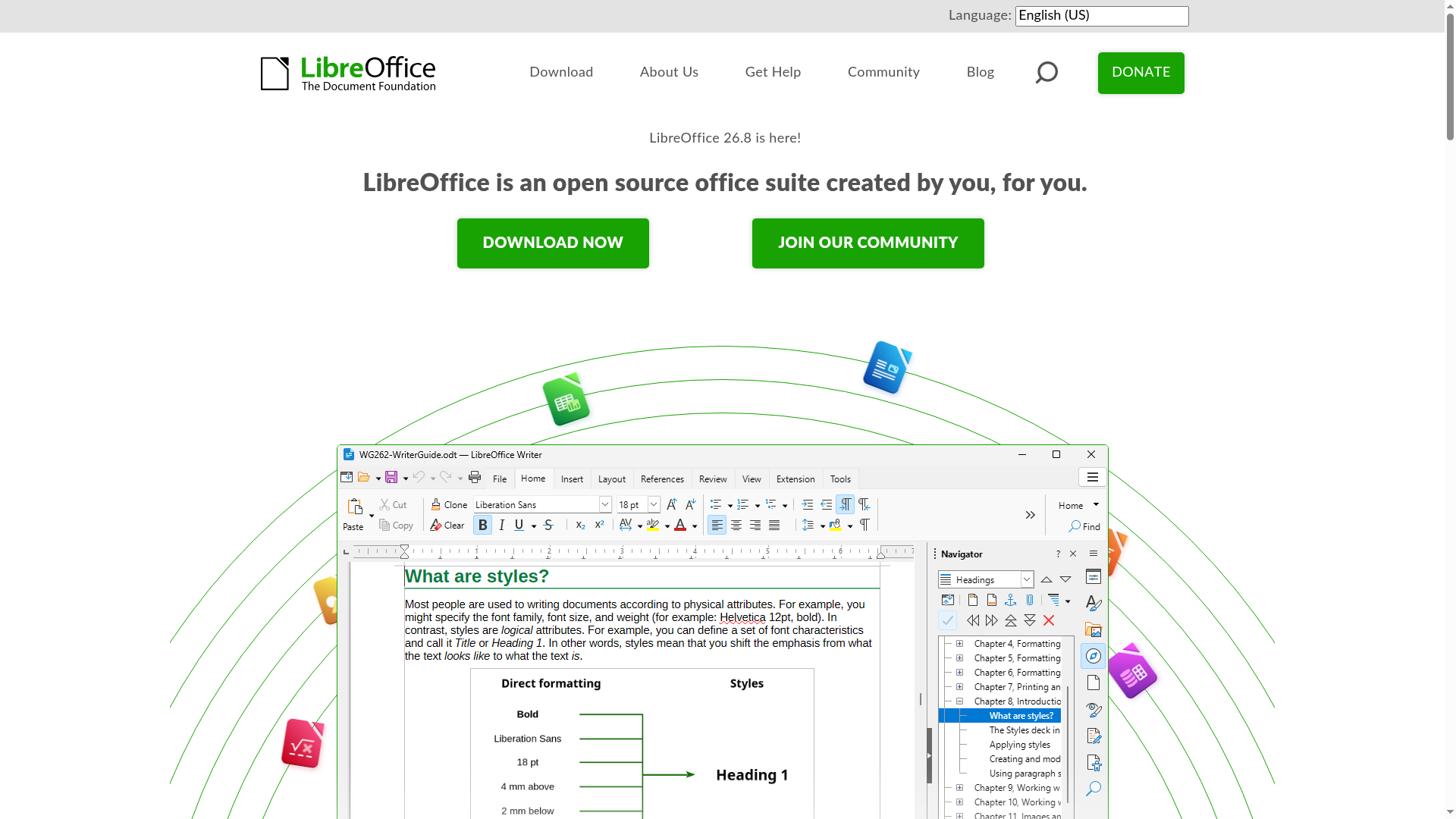 LibreOffice preview
