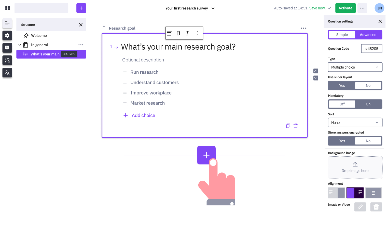 LimeSurvey preview