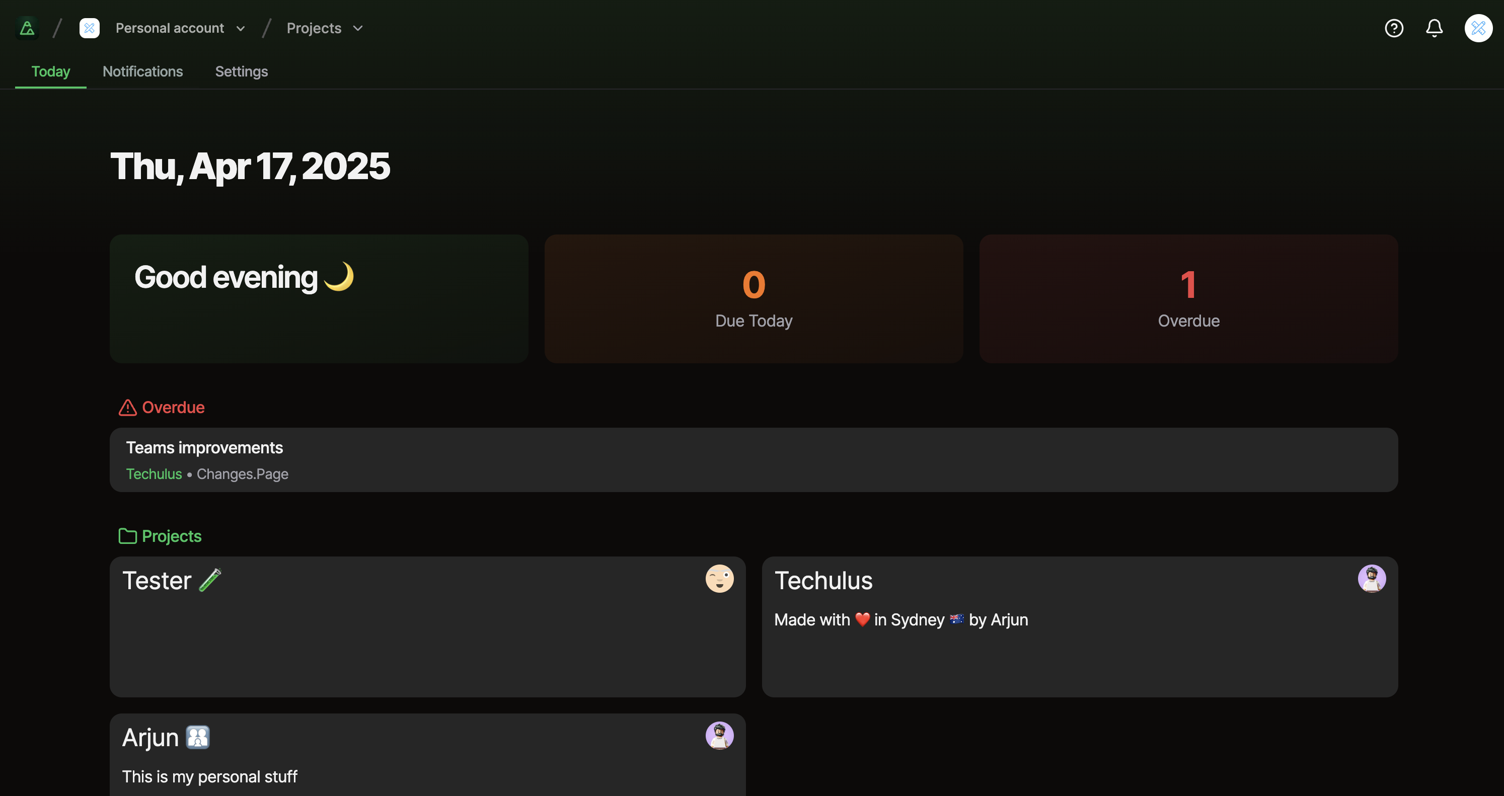 Manage preview