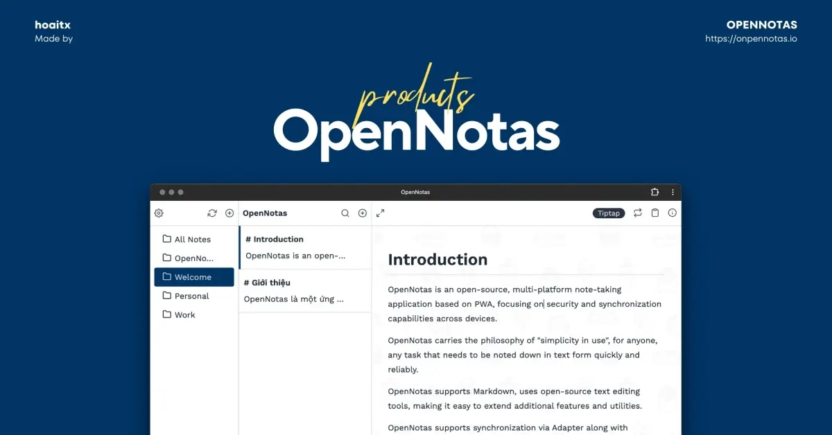 OpenNotas preview