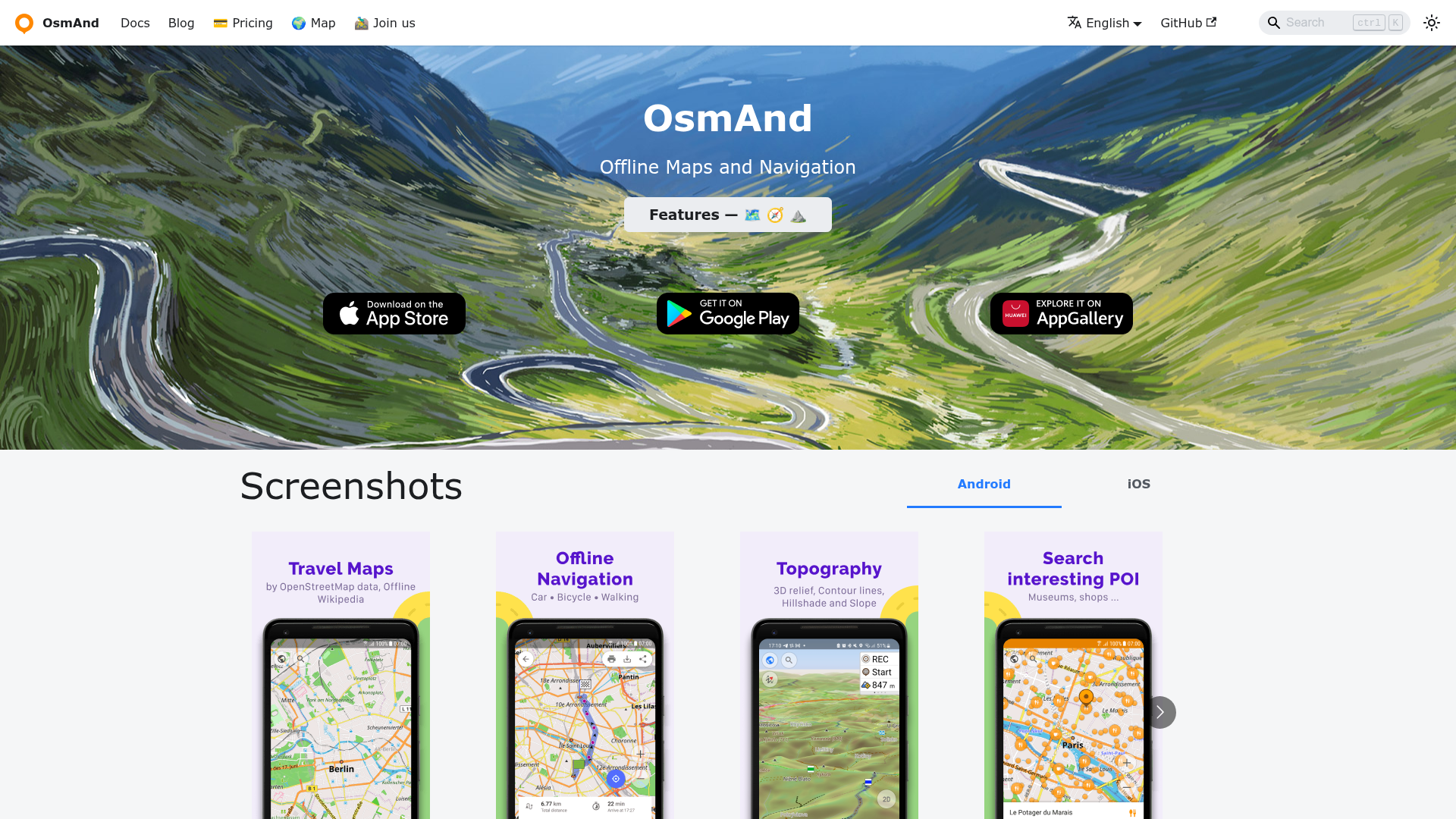 OSMAnd preview