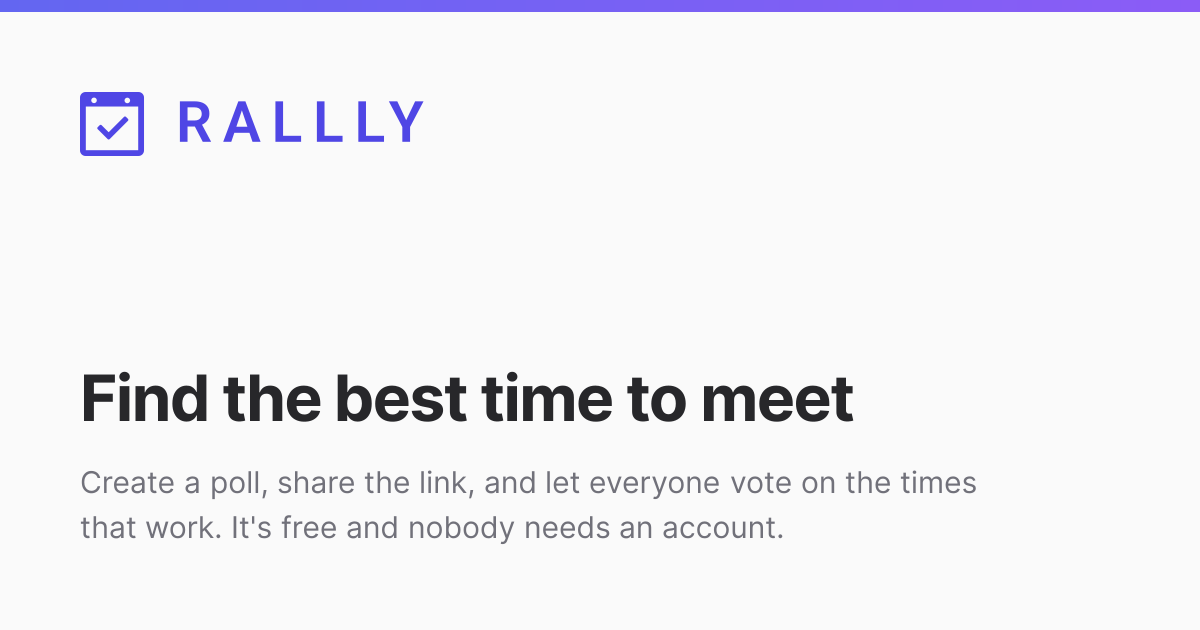 Rallly preview