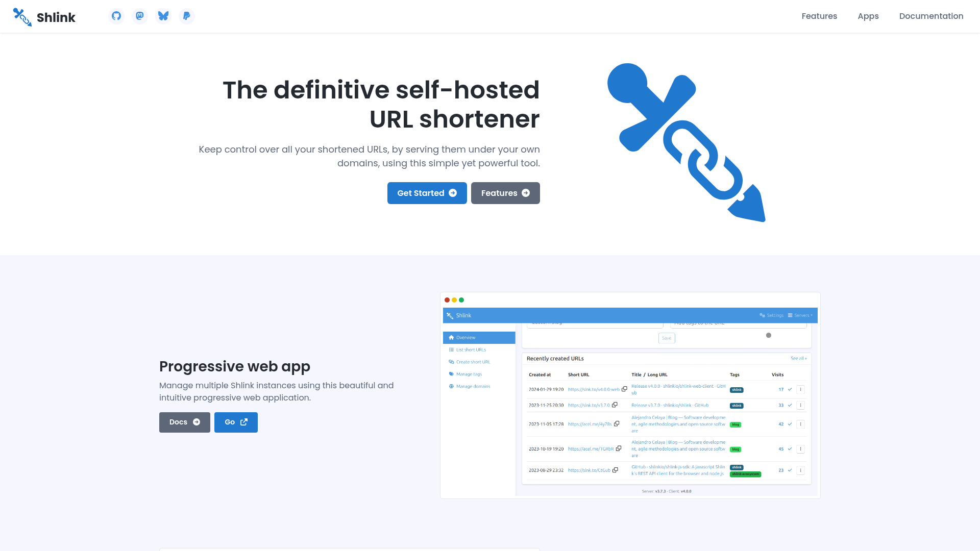 Shlink preview