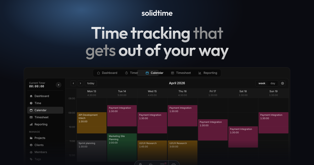 SolidTime preview