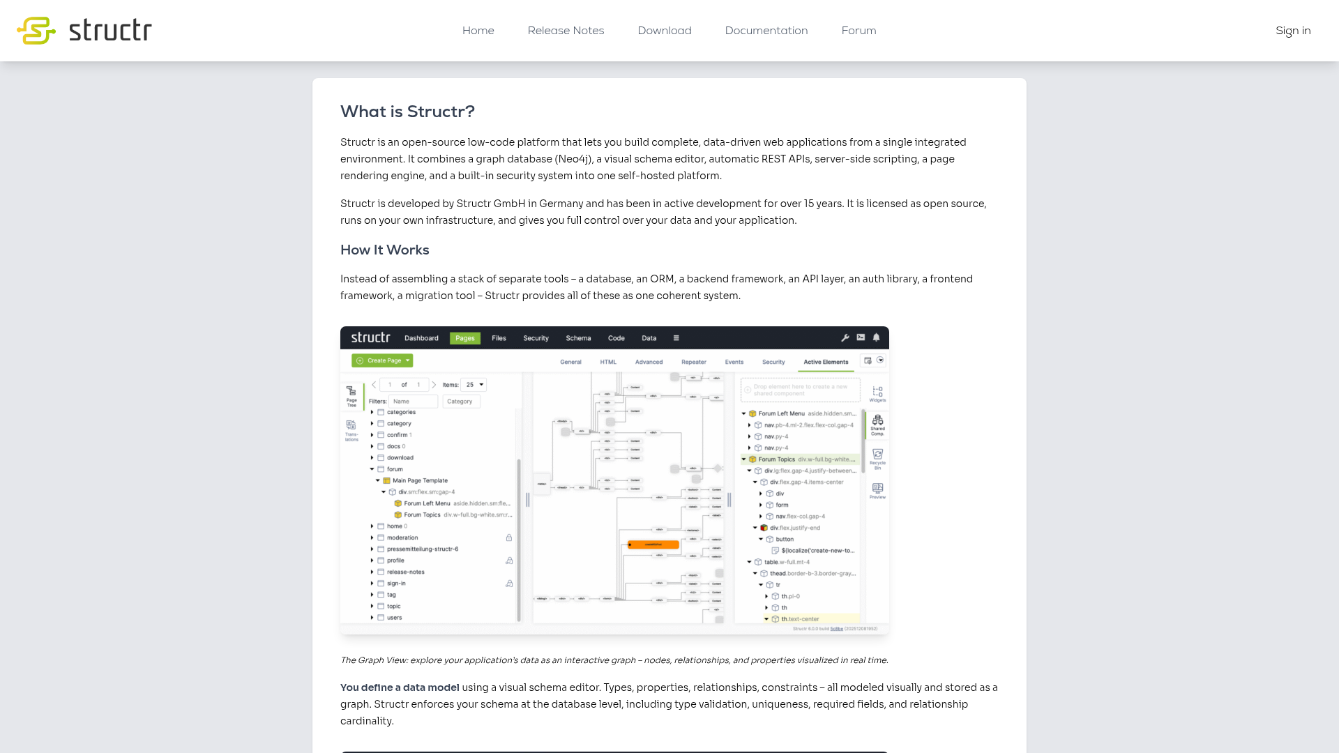 Structr preview