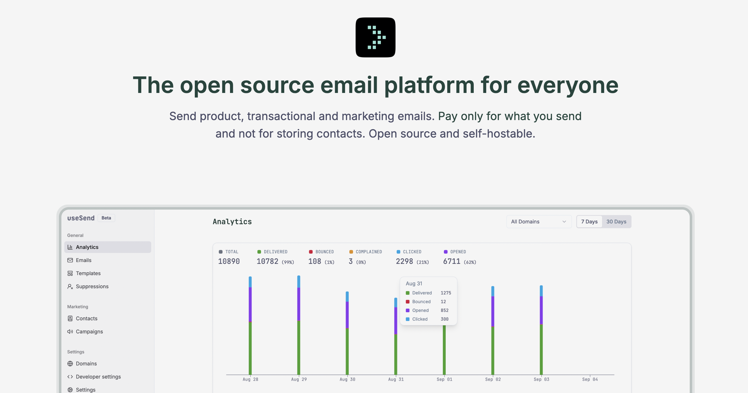 useSend preview
