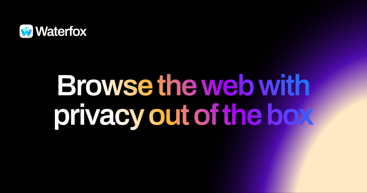 Waterfox preview