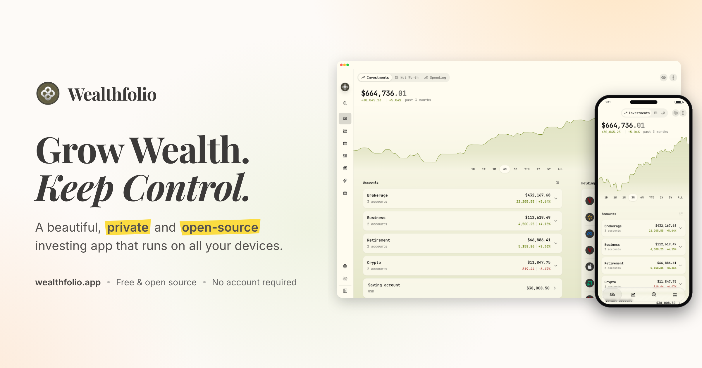 Wealthfolio preview