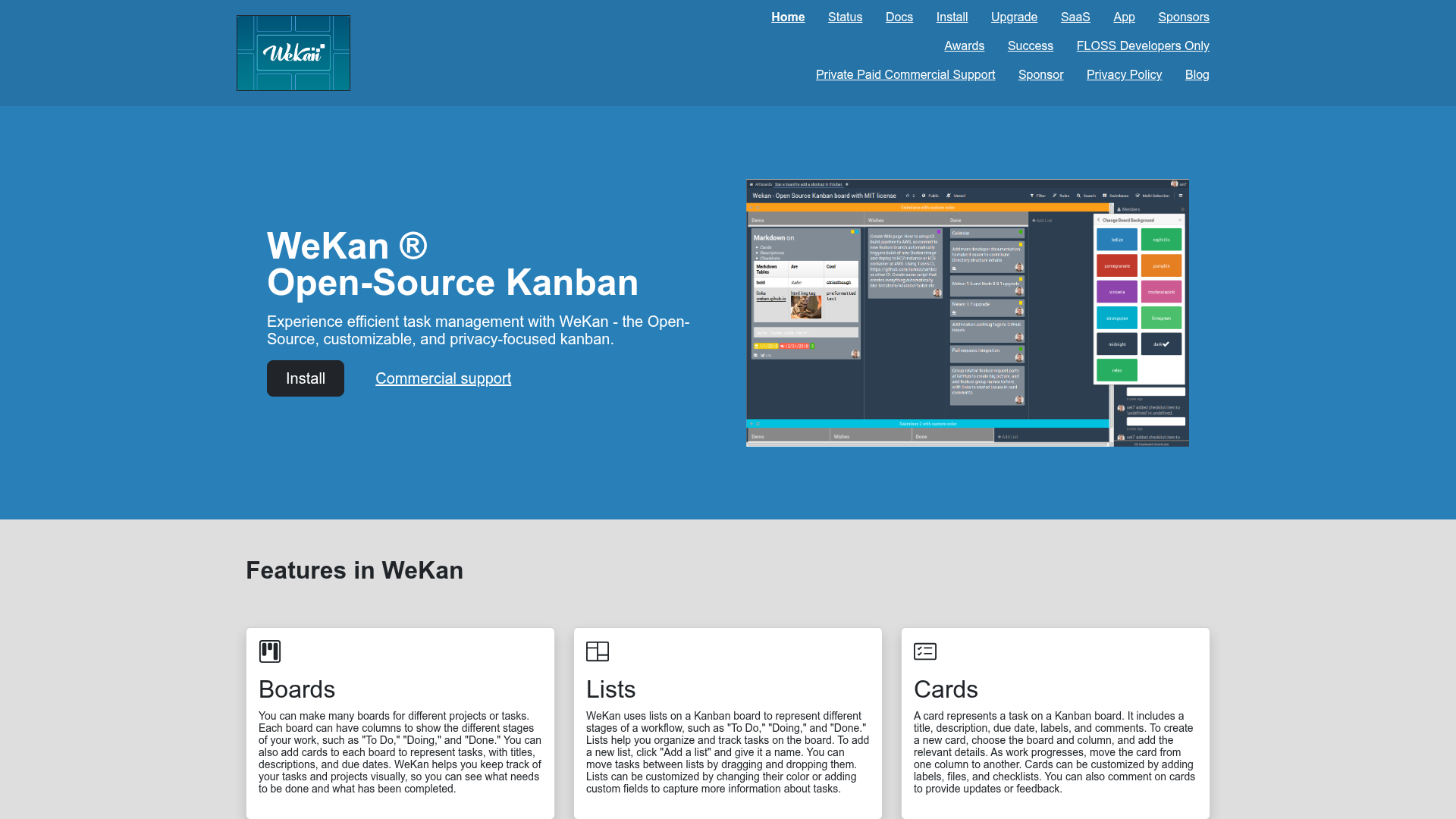 Wekan preview