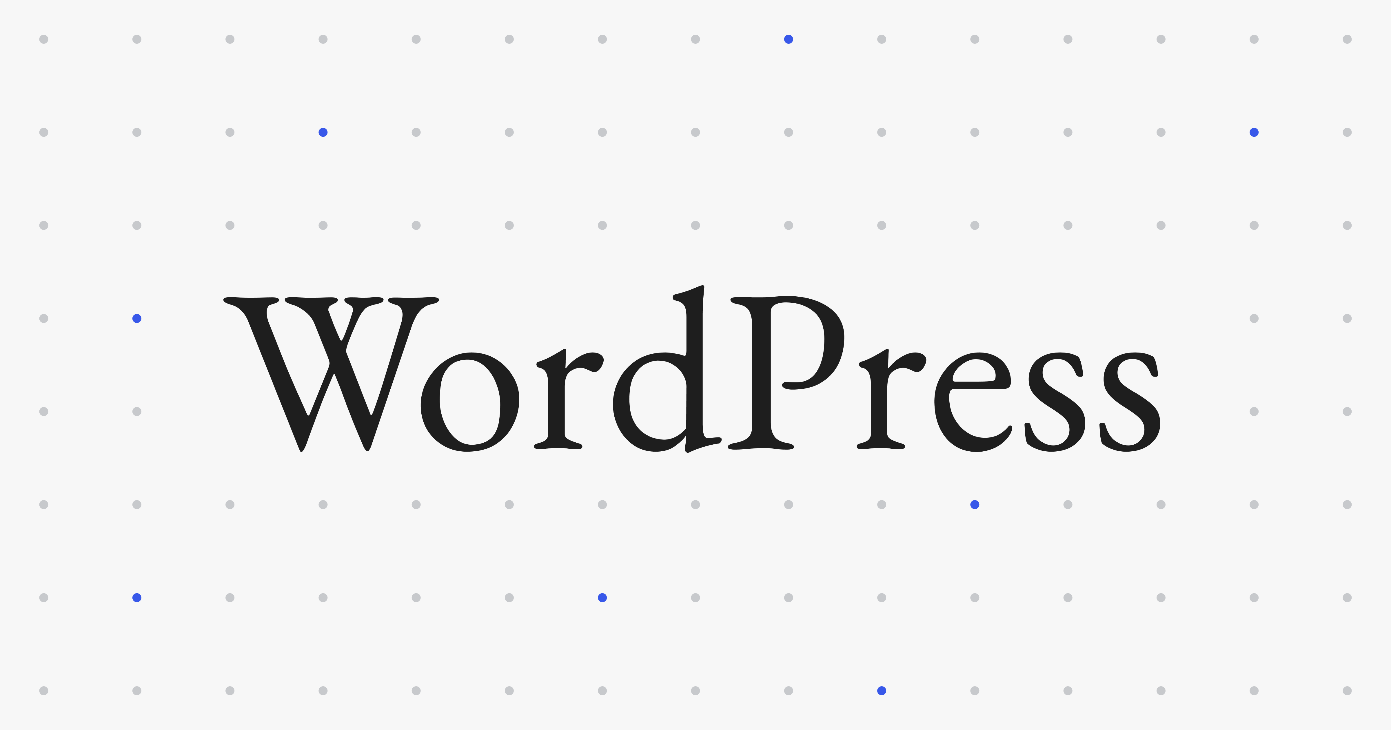 WordPress preview
